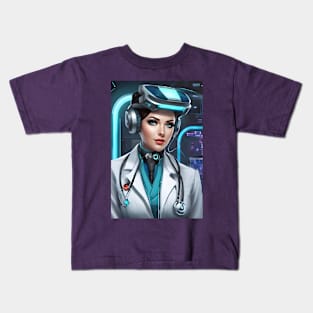 Futuristic doctor Kids T-Shirt